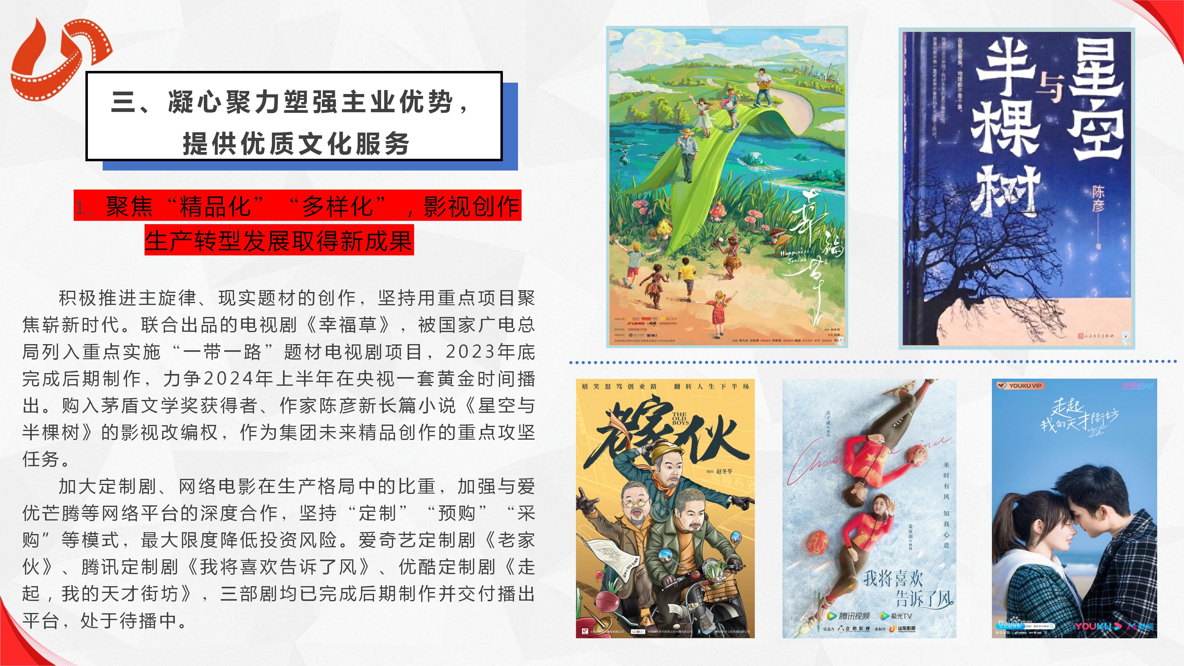 山東影視傳媒集團(tuán)有限公司2023年度社會責(zé)任報告